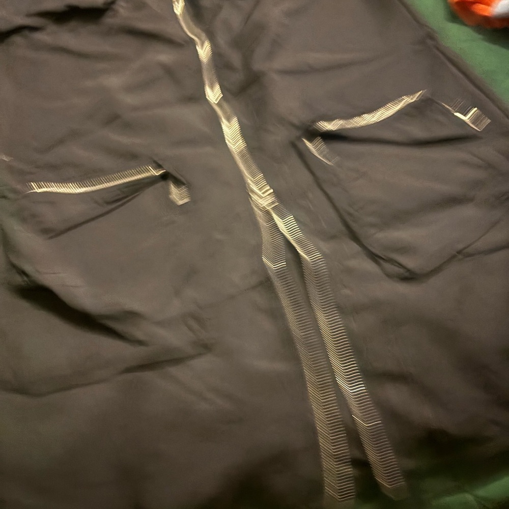 Black cargo skirt with Zipper Details